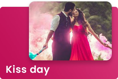 kiss day banner